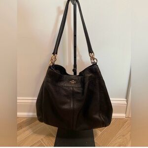 Coach Coach Lexy Pebble Leather Shoulder Bag